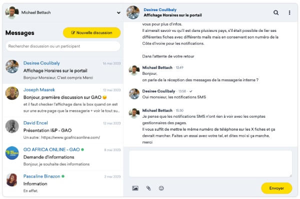 messagerie instantanée